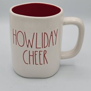 Rae Dunn Christmas HOWLIDAY CHEER oversized mug